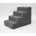 Tucker Murphy Pet™ High Density Foam Sherpa Top 4 Steps Foam Fabric in Gray | 16 H x 21 W x 15 D in | Wayfair 5DBA5B1D12C44B0C85484CF399F10D87