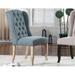 Darby Home Co Hilaire Dining Chair Upholstered/Fabric in Gray/Brown | 43 H x 21.5 W x 27 D in | Wayfair DABY8493 40273196