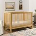 Namesake Nantucket 3-In-1 Convertible Crib w/ Toddler Bed Conversion Kit Wood in Brown/Yellow | 37 H x 30 W x 56 D in | Wayfair M23301HY