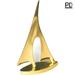 PARA DOC INC Nautical Sailboat Sculpture Metal in Yellow | 7.9 H x 4.75 W x 1.57 D in | Wayfair PARADOCINCb4a683d