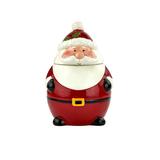 Godinger Silver Art Co Santa Christmas Cookie Jar Porcelain/China in Red/White | 10 H x 8 W x 8 D in | Wayfair 13776