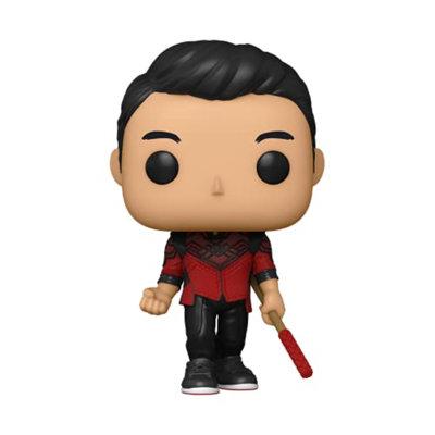 Toynk Marvel Shang-Chi Funko POP Vinyl Figure | Shang-Chi w/Bo-Staf Plastic in Blue/Brown/Red, Size 3.75 H x 2.5 W x 2.5 D in | Wayfair FNK-52875-C