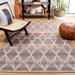 Brown/Gray 96 x 60 x 0.24 in Area Rug - George Oliver Geometric Handmade Kilim Polyester Area Rug in Polyester | 96 H x 60 W x 0.24 D in | Wayfair