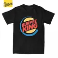 T-shirt Burpee King en coton à manches courtes pour hommes cadeau d'anniversaire drôle petit ami