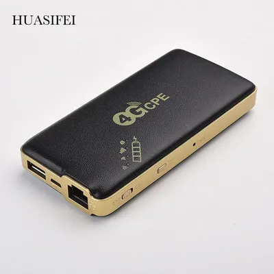 HUASIFEI-Modem WiFi 3G/4G portable avec emplacement pour carte SIM batterie 10000mAh et carte SIM