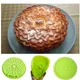 Moule à gâteau en silicone avec motif en spirale moule à gâteau antiadhésif joyeux anniversaire