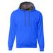 A4 N4279 Men's Sprint Tech Fleece Hooded Sweatshirt in Royal Blue size 3XL | Polyester fleece