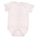 Rabbit Skins 4424 Infant Fine Jersey Bodysuit in White Reptile size 24MOS | Cotton LA4424, RS4424
