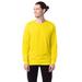 Hanes 5286 Men's 5.2 oz. ComfortSoft Cotton Long-Sleeve T-Shirt in Yellow size Medium