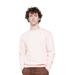 Lane Seven LS14004 Premium Crewneck Sweatshirt in Pale Pink size Medium | Cotton