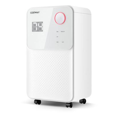 Costway 32-Pint Dehumidifier with 3-Color Digital Display 2,000 Sq. ft - 11'' x 8''x 20''