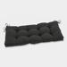 Pillow Perfect Outdoor Fresco Black Blown Bench Cushion