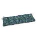 Pillow Perfect Outdoor Pretty Paisley Navy Blown Bench Cushion
