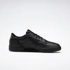 Sneaker REEBOK CLASSIC "CLUB C 85", Gr. 42,5, schwarz (schwarz, charcoal), Leder, sportlich, Schuhe Herrenschuh Retrosneaker Skaterschuh Sneaker Sneaker low
