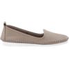 Slipper ANDREA CONTI, Damen, Gr. 38, grau (taupe), Glattleder, Leder, modisch, Schuhe