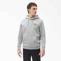 Dickies Men's Fleece Embroidered Chest Logo Hoodie - Heather Gray Size 2Xl (TWR20)