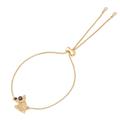 Kate Spade Jewelry | Kate Spade Gold Crystal Encrusted Milo Dog Slider Adjustable Bracelet | Color: Gold | Size: Os