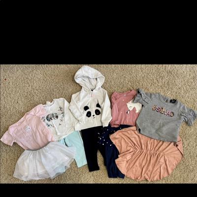 Zara Shirts & Tops | Lot Of Girl Clothes Size 9-12 Mo.: Zara Babygirl, Burt’s Bees Baby, Carters Etc | Color: Cream | Size: 6-12 Months