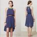Anthropologie Dresses | Anthropologie Lilka Polka Dot High-Low Dress | Color: Blue/White | Size: Xs