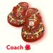 Coach Shoes | Coach Alessa Floral Flip Flops Sz 6 | Color: Red | Size: 6