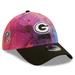 Men's New Era Pink/Black Green Bay Packers 2022 NFL Crucial Catch 39THIRTY Flex Hat