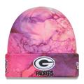 Men's New Era Pink Green Bay Packers 2022 NFL Crucial Catch Knit Hat