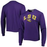 Men's League Collegiate Wear Purple LSU Tigers 1965 Arch Essential Lightweight Pullover Sweatshirt