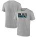 Men's Fanatics Branded Heathered Gray San Jose Sharks Jet Speed T-Shirt