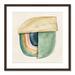 Joss & Main Shape Form II by Emma Peal - Picture Frame Print Paper, Wood in Brown/Green | 24.75 H x 24.75 W in | Wayfair