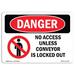 SignMission Danger Sign Plastic in Black/Red/White | 12 H x 12 W x 0.1 D in | Wayfair OS-DS-A-1218-L-2436