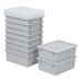 ECR4Kids Letter Size Tray w/ Lid, Storage Containers Plastic in Gray | 5.5 H x 13.5 W x 8.75 D in | Wayfair ELR-20527-LG