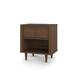 Child Craft Surrey Hill 1-Drawer Nightstand w/ Shelf Wood in Brown | 25 H x 23 W x 15.5 D in | Wayfair F07028.02