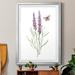 August Grove® Wildflower Botanical I - Picture Frame Painting Print on Paper in Green/Indigo | 36.5 H x 26.5 W x 1.5 D in | Wayfair