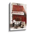 Red Barrel Studio® Paris Bistro Red Gallery Wrapped Canvas in Black/Green/Red | 24 H x 16 W x 2 D in | Wayfair 471C32F30ED8460E9E05394705EACEA9