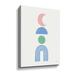 Corrigan Studio® Minimalist Boho II Pastel Gallery Wrapped Canvas Canvas, Wood in Blue/Green/Pink | 18 H x 14 W x 2 D in | Wayfair