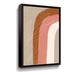 Corrigan Studio® Desert Sunrise V Gallery Wrapped Floater-Framed Canvas Canvas, Wood in Brown/Gray/White | 12 H x 8 W x 2 D in | Wayfair
