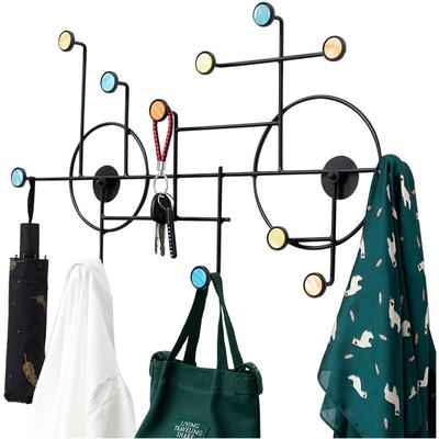Freosen - Wandgarderobe aus Metall - 12 Haken - Garderobe mit 12 Haken für Schlafzimmer, Image