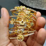 20 Styles Dubai couleur or bébé Bracelets pour enfants bébé Promotion vente enfant cadeaux