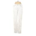 Gap Jeans - Mid/Reg Rise: White Bottoms - Women's Size 27 - Stonewash