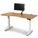 Copeland Furniture Invigo Ergonomic Sit-Stand Desk with Monitor Arm - 2648-RRC-EE-76-B-G-M-P-N-N-N