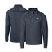 Men's Cutter & Buck Heather Navy Fanatics Corporate Mainsail Sweater Knit Half-Zip Pullover Jacket