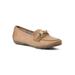 Wide Width Women's Gainful Loafer by Cliffs in Natural Suede (Size 7 W)