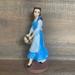 Disney Toys | Disney Princess Belle From Beauty And The Beast Pvc Figure | Color: Blue/White | Size: Osg