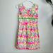 Lilly Pulitzer Dresses | Lilly Pulitzer Millionaires Row Dress Sz 0 | Color: Green/Pink | Size: 0