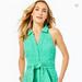 Lilly Pulitzer Dresses | Chrisella Midi Eyelet Shirtdress | Color: Green | Size: 6