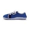 Barfußschuh LEGUANO "LEGUANITO AKTIV", Kinder, Gr. 24, blau, Textil, sportlich, Schuhe Barfußschuh Schnürschuh, Halbschuh, Schnürer mit speziell entwickelter Halbkugel-Laufsohle