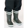 Gummistiefel ZIGZAG, Gr. 27, grün (dunkelgrün, weiß), Gummi, casual, Schuhe, aus hochwertigem Naturkautschuk
