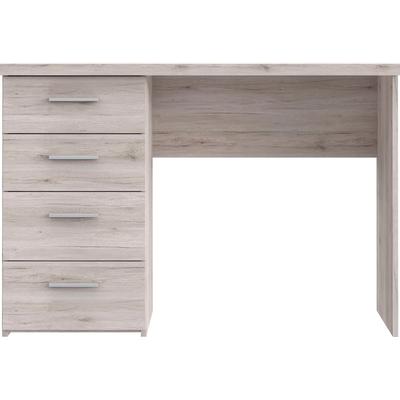 Schreibtisch FORTE "NET", braun (sandeiche, sandeiche), B:110cm H:76,5cm T:60cm, Tische, mit 4 Schubladen, Breite 110 cm Image