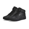 Sneaker PUMA "Carina 2.0 Mid Sneakers Damen" Gr. 36, schwarz (black dark shadow gray) Schuhe Schnürstiefeletten