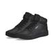 Sneaker PUMA "Carina 2.0 Mid Sneakers Damen" Gr. 39, schwarz (black dark shadow gray) Schuhe Schnürstiefeletten